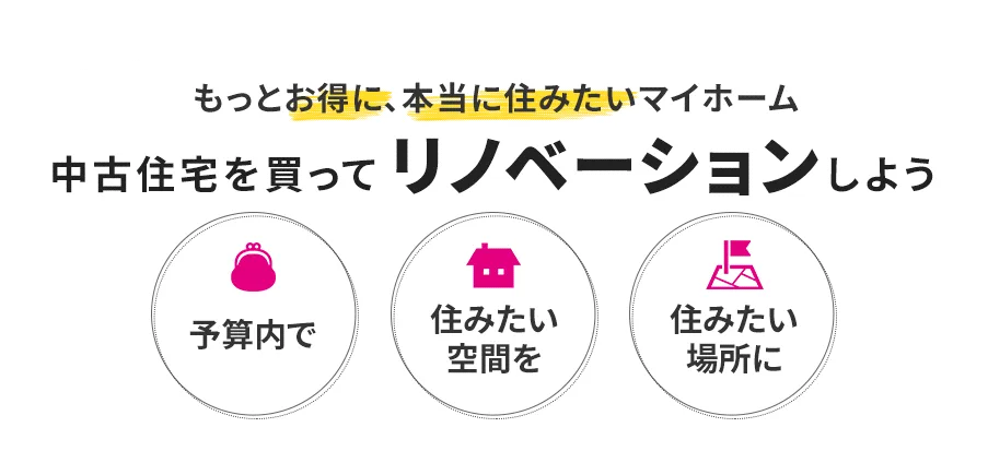中古住宅を買ってリノベーションしよう